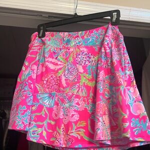 Lilly Pulitzer Luxletic skort pink/multicolor, size medium, used